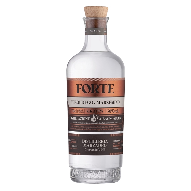 Bivitigno Grappa Forte cl 70 50% Marzadro Marzemino e Teroldego
