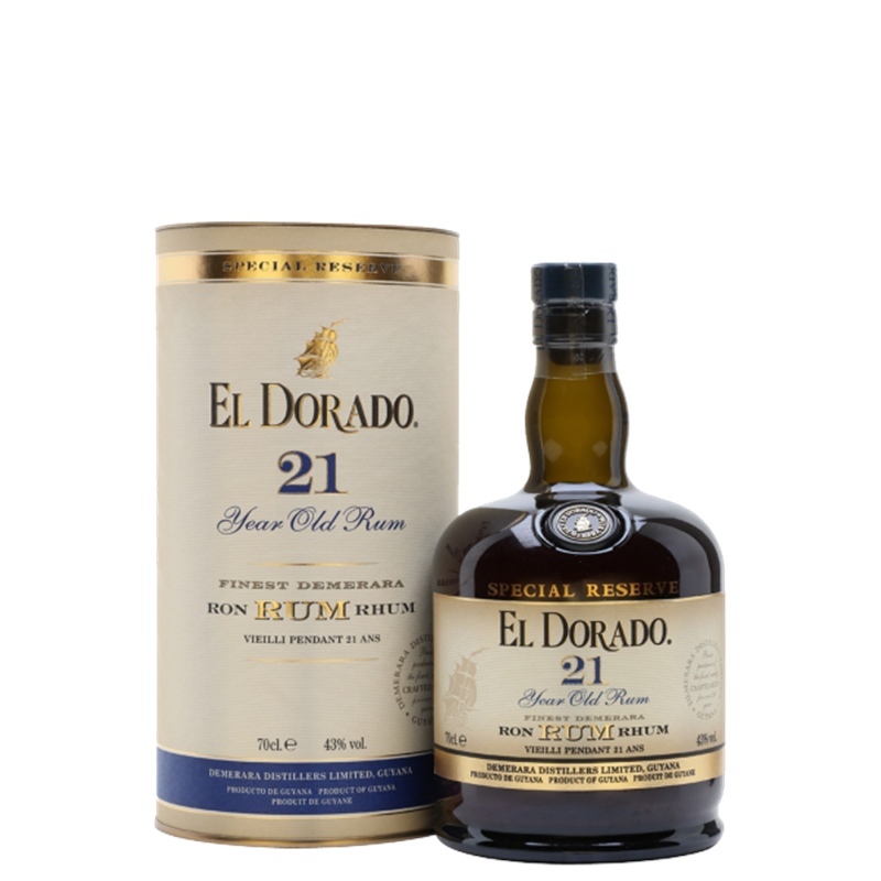 Rum 21 anni Special Reserve El Dorado Guyana 70 cl Astucciato Demerara