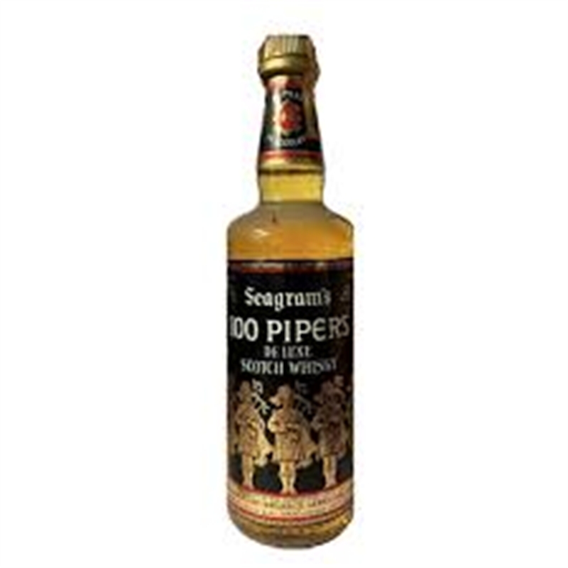 100 Pipers De Luxe Scotch Whisky