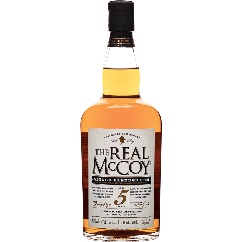 Blended Single Rum 5 Anni 0,7 L 43° The Real Mccoy