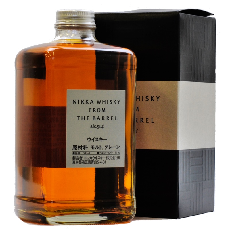 Blendet Japanese Whisky  0,5L 51,4° Nikka From The Barell
