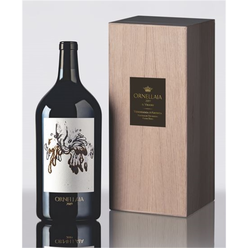 Bolgheri Superiore DOC Ornellaia Vendemmia D'Artista IL VIGORE 2019 Nathalie Djurberg & Hans Berg Jeroboam 3 Litri Ornellaia