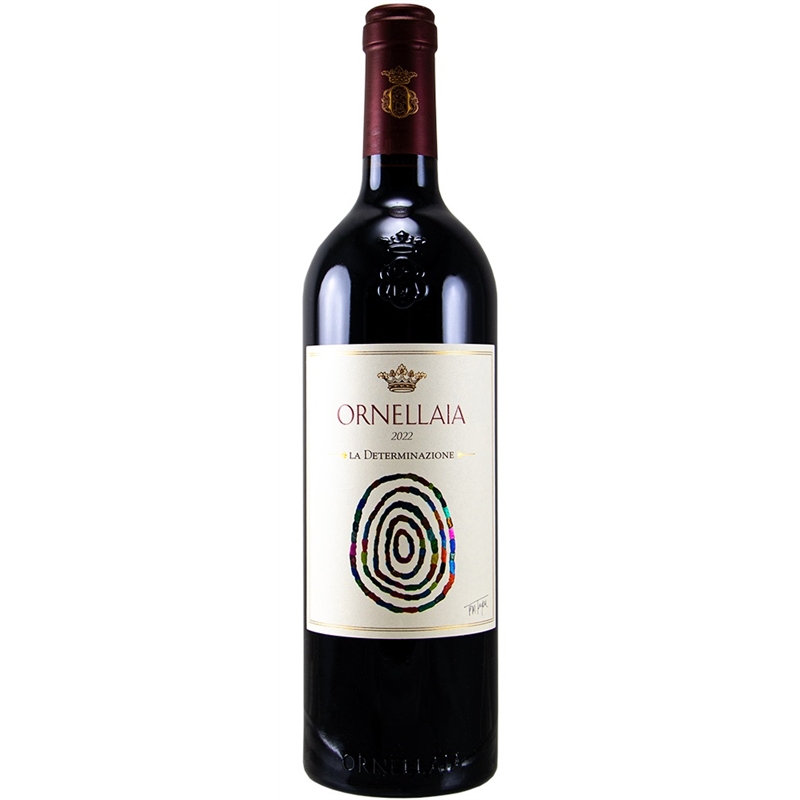 [02831] Bolgheri Superiore DOC Ornellaia Vendemmia D'Artista LA DETERMINAZIONE 2022 artista PASCALE MARTHINE  Ornellaia