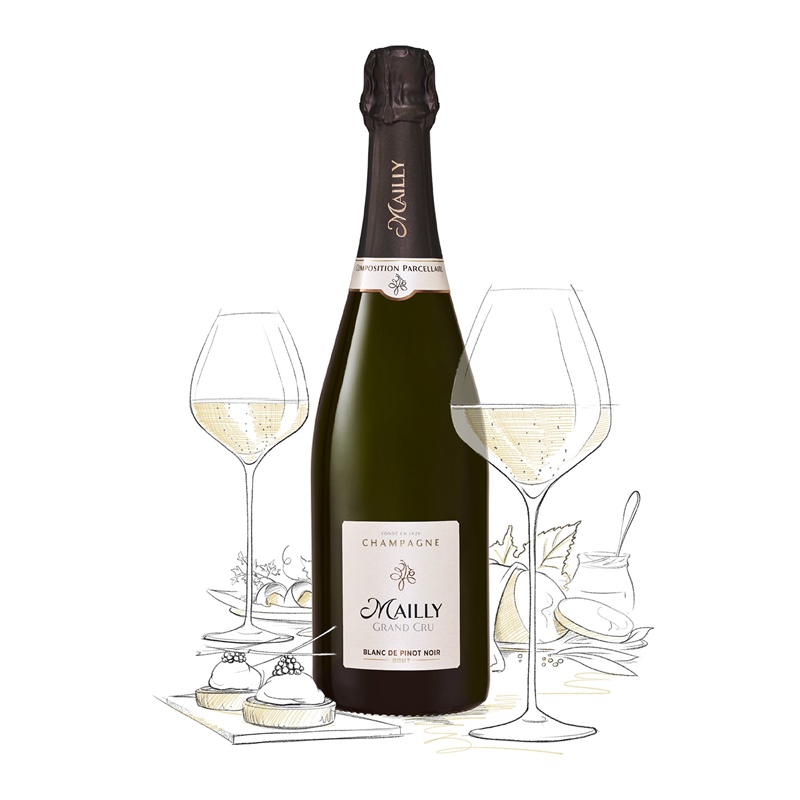 [02434] Champagne Gran Cru Blanc de Pinot Noir Brut Mailly