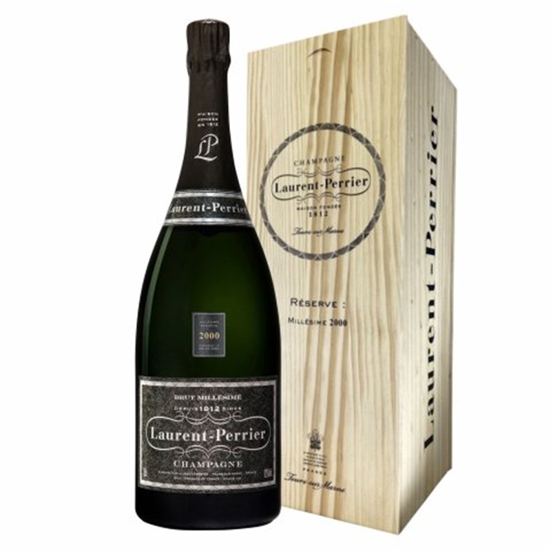[02706] Champagne Millesimato Riserva 2004 Litri 1,5 Magnum Laurent Perrier Scatola Legno