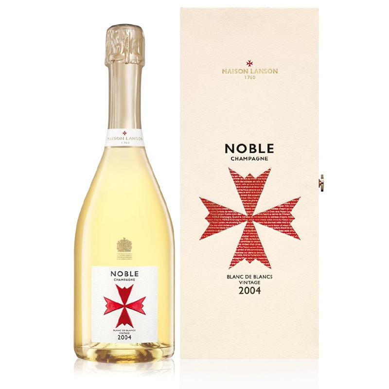 [01329] Champagne Noble Blanc de Blancs Brut 2004 con Cofanetto Lanson