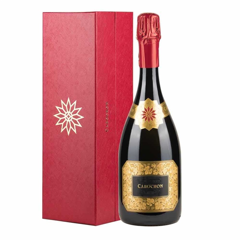 [01623] Franciacorta Cabochon Brut 2014 Astuccio Singolo Monte Rossa