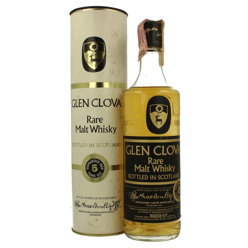 Glen Clova Rare Malt Whisky 5 Years Old