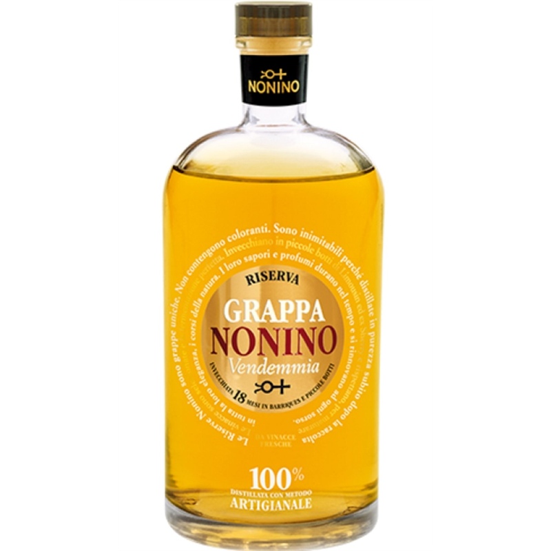 Grappa Riserva invecchiata 18 Mesi in Barrique e Piccole Botti  Nonino 2015