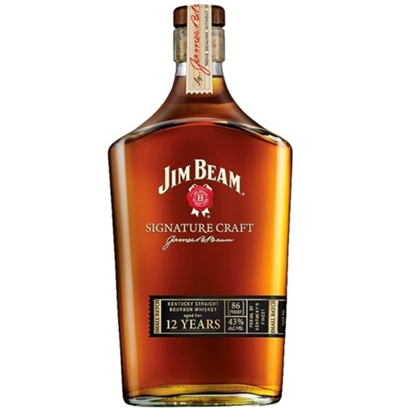 Jim Beam Kentucky Bourbon Whiskey 12 Years Old