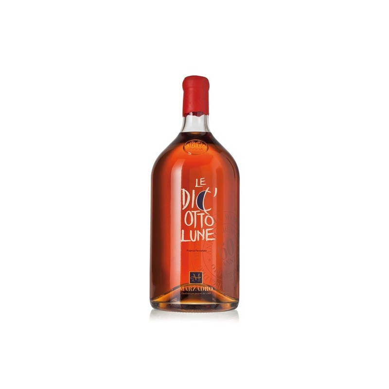 Le 18 Lune Anniversario 60 Anni Stravecchia Marzadro Jeroboam 3 litri con Dondolo