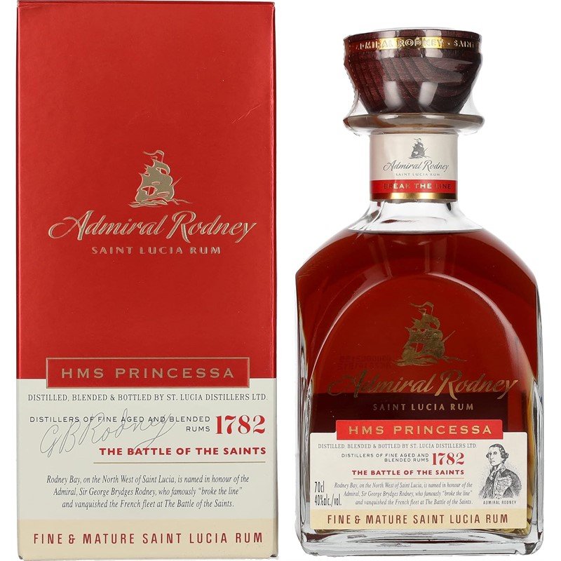 Rum HMS Princessa 0,70L 40° Admiral Rodney